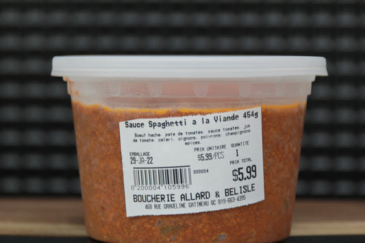 Sauce Spaghetti à la viande - Petit format 454g